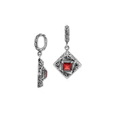 AP-6326-GA Sterling Silver Pendant With London Garnet Q. Jewelry Bali Designs Inc